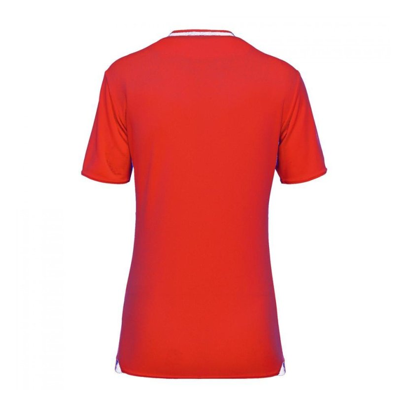 Dámský dres Macron Alya - Barva: Bílá/červená, Velikost: XXS