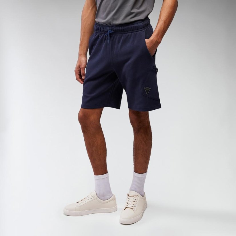 Sportovní kraťasy Macron Ath Icon Island - Barva: Černá, Velikost: 4XL