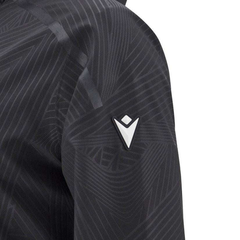 Bunda Macron Ath Icon Kea Tech Rainjacket - Barva: Černá, Velikost: L