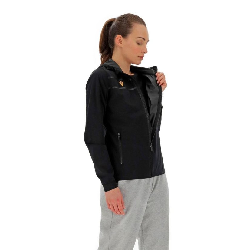 Bunda Macron Athleisure SCB Tijuana - Barva: Černá, Velikost: XS