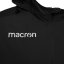 Nepromokavá sportovní bunda se zipem Macron Luzern - Barva: Černá, Velikost: 3XL