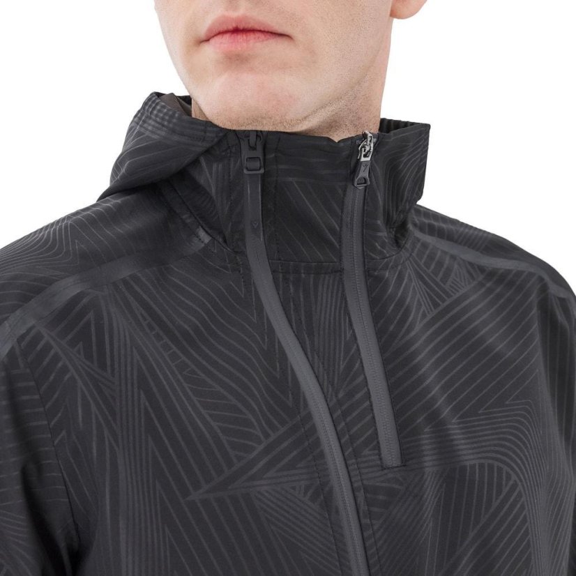 Bunda Macron Ath Icon Kea Tech Rainjacket - Barva: Černá, Velikost: L