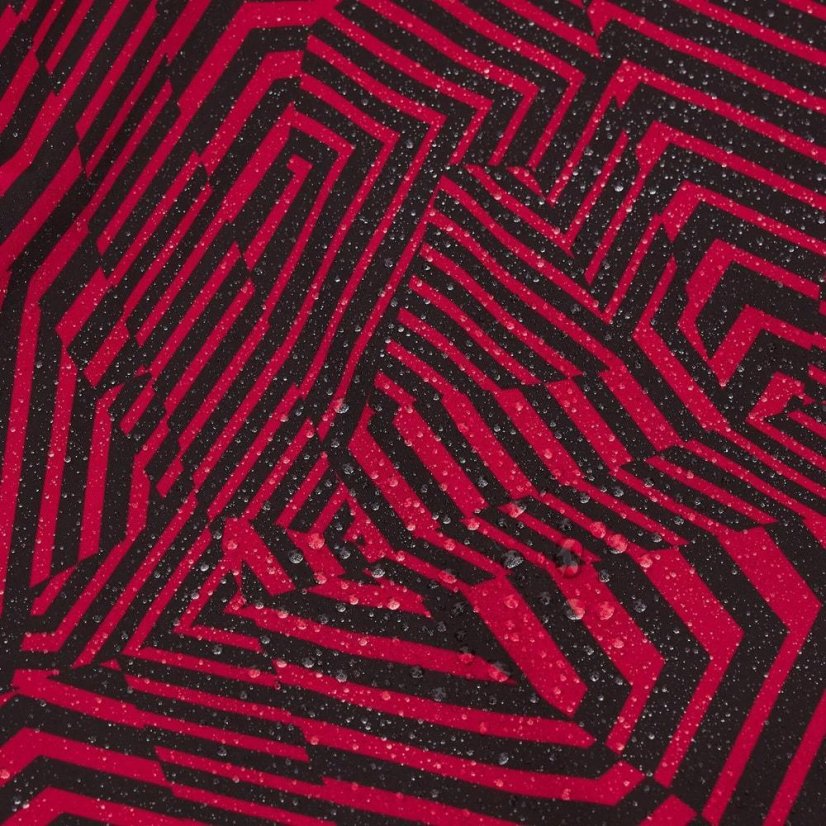 Bunda Macron Athleisure Scd Mallorca - Barva: Červená, Velikost: S