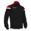 Sportovní mikina na zip Macron Sobek - Barva: Černá/červená, Velikost: 3XL