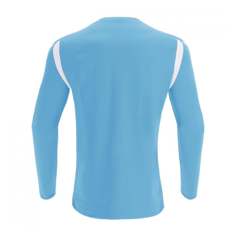 Sportovní tričko s dlouhým rukávem Macron Toliman - Barva: Světle modrá/bílá, Velikost: 3XL