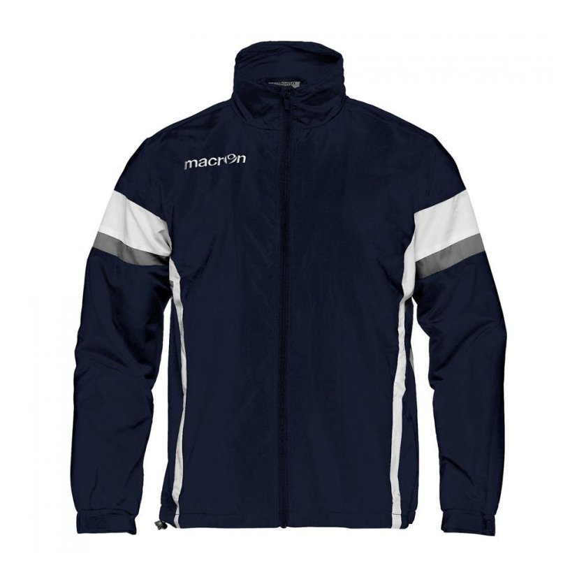 Sportovní bunda s celopropínacím zipem Macron Worth - Barva: Královská modrá/bílá, Velikost: 3XL