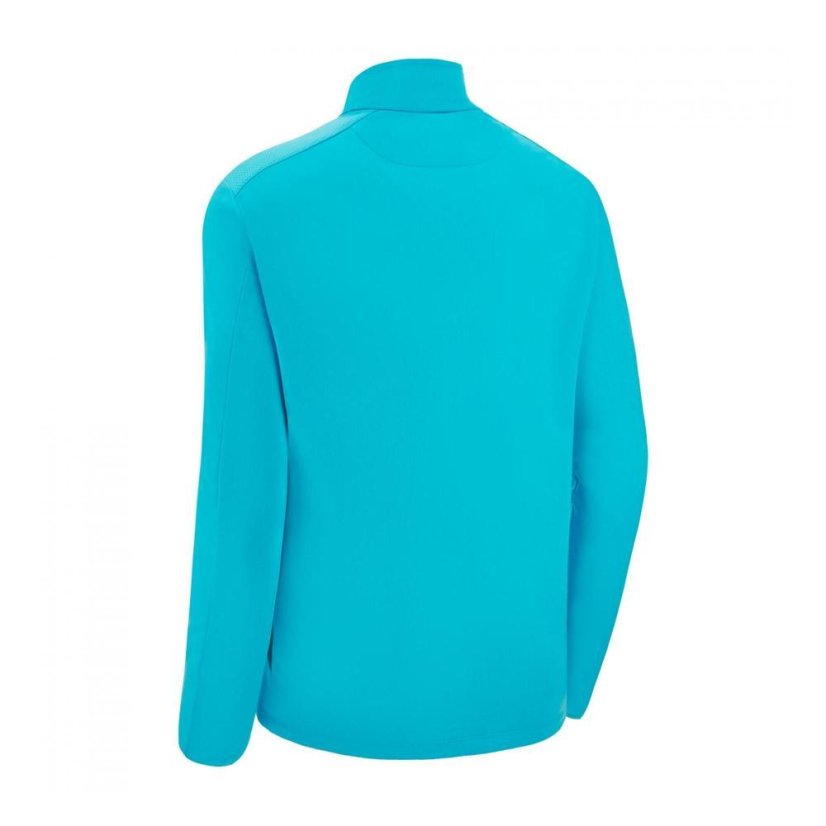 Mikina Macron Piave 1/4 ZIP - Barva: Světle modrá, Velikost: M