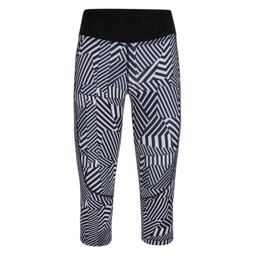 Kalhoty Macron Run SCD Cheryl Light Stretch 3/4 - Farba: Biela/čierna, Veľkosť: XS