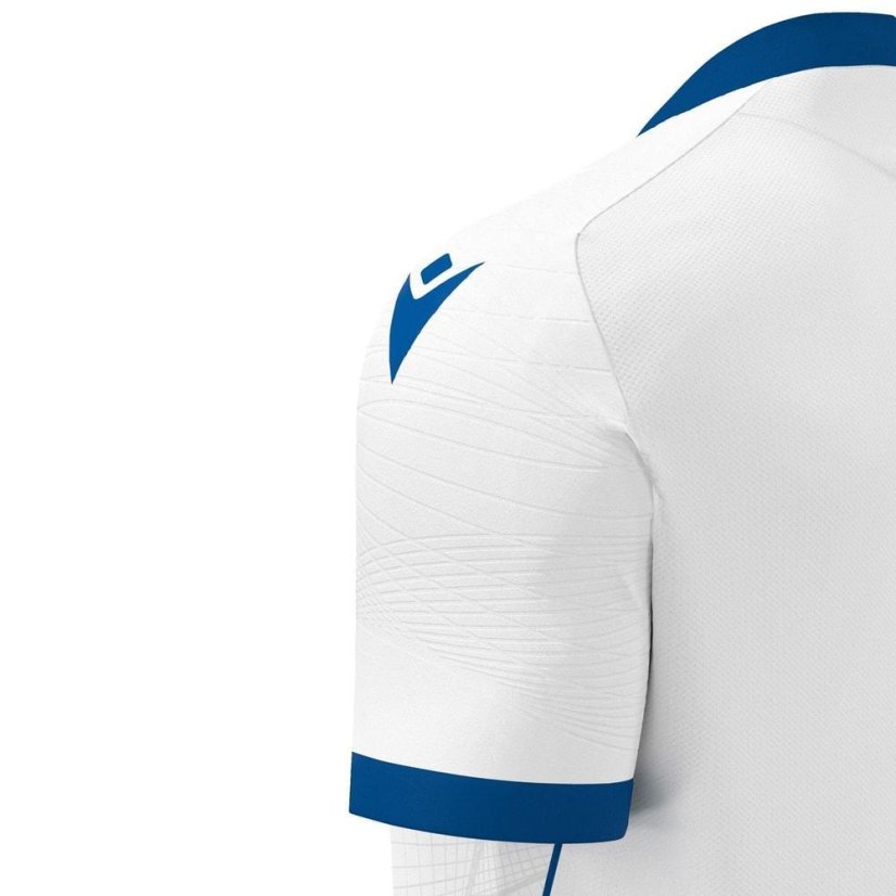 Dres Macron Wyvern Eco - Barva: Vínová/světle modrá, Velikost: M