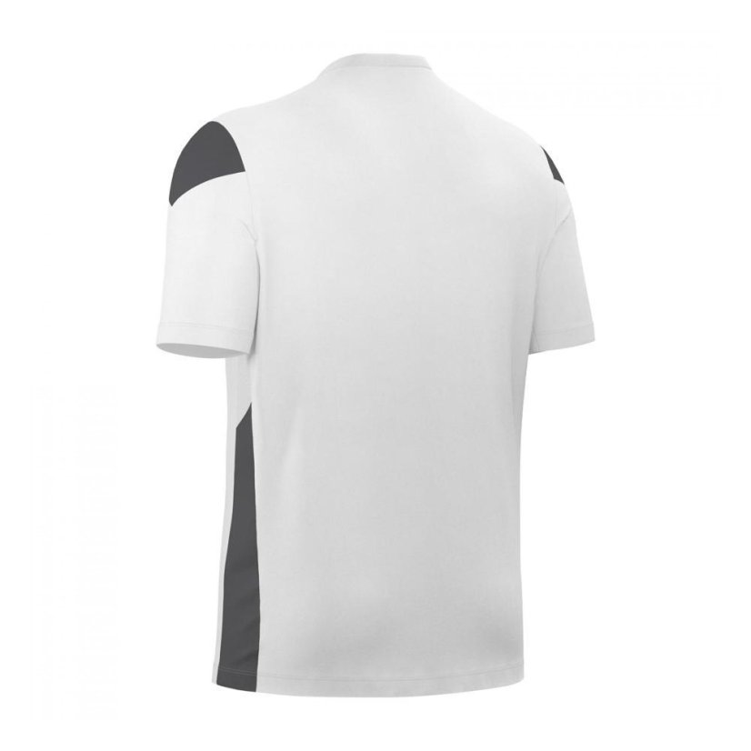 Dětský sportovní dres Macron Polis - Barva: Bílá/šedá, Velikost: 3XS