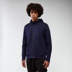 Sportovní mikina na zip s kapucí Macron Ath Icon Midnight