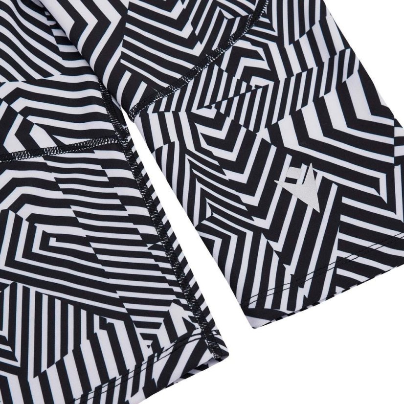 Kalhoty Macron Run SCD Cheryl Light Stretch 3/4 - Farba: Biela/čierna, Veľkosť: XS