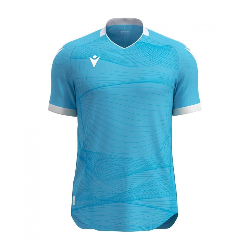 Dres Macron Wyvern Eco - Barva: Vínová/světle modrá, Velikost: M