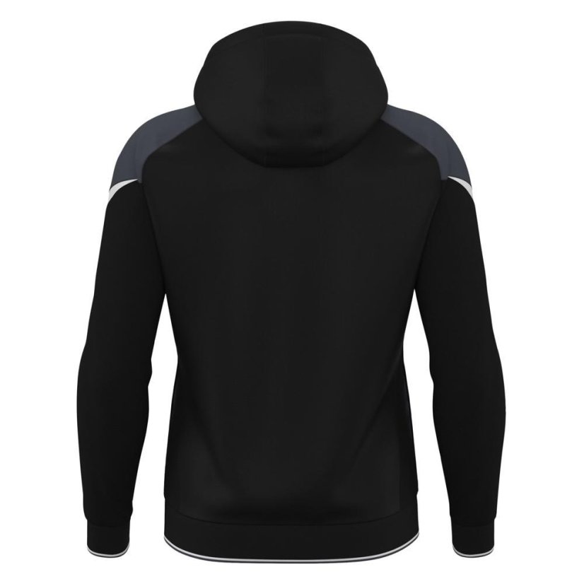 Sportovní mikina s kapucí Macron Alchemist - Barva: Lahvově zelená, Velikost: 3XL