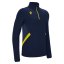 Mikina Macron Piave 1/4 ZIP - Barva: Světle modrá, Velikost: M