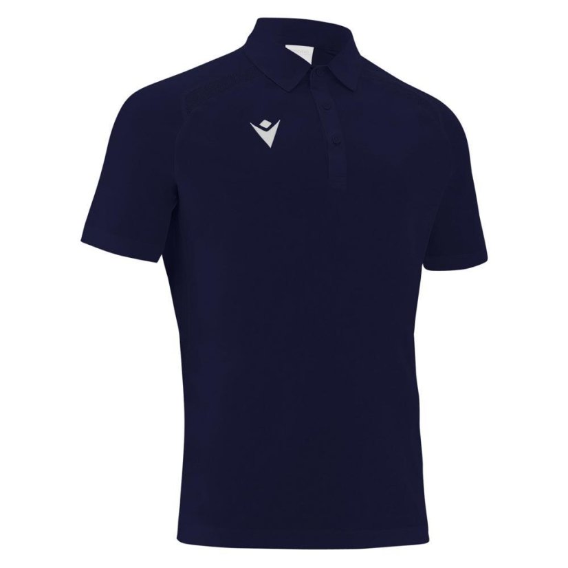 Polo triko Macron Hutton SS - Barva: Černá, Velikost: 3XL