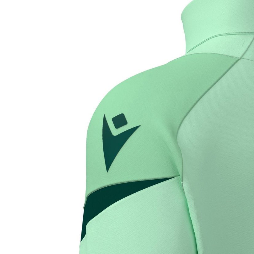Sportovní top Macron Hollow 1/4 Zip - Barva: Černá/bílá, Velikost: L