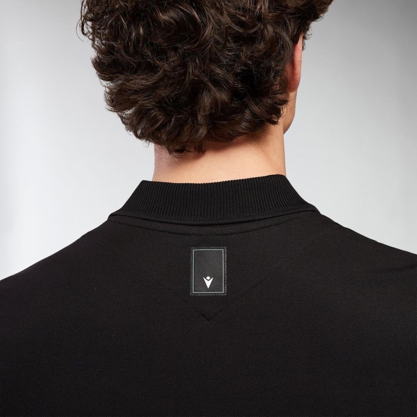 Sportovní polo tričko Macron Ath Icon Radiant - Barva: Bílá, Velikost: 3XL