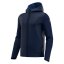 Sportovní mikina na zip s kapucí Macron Ath Icon Midnight - Barva: Army, Velikost: 4XL