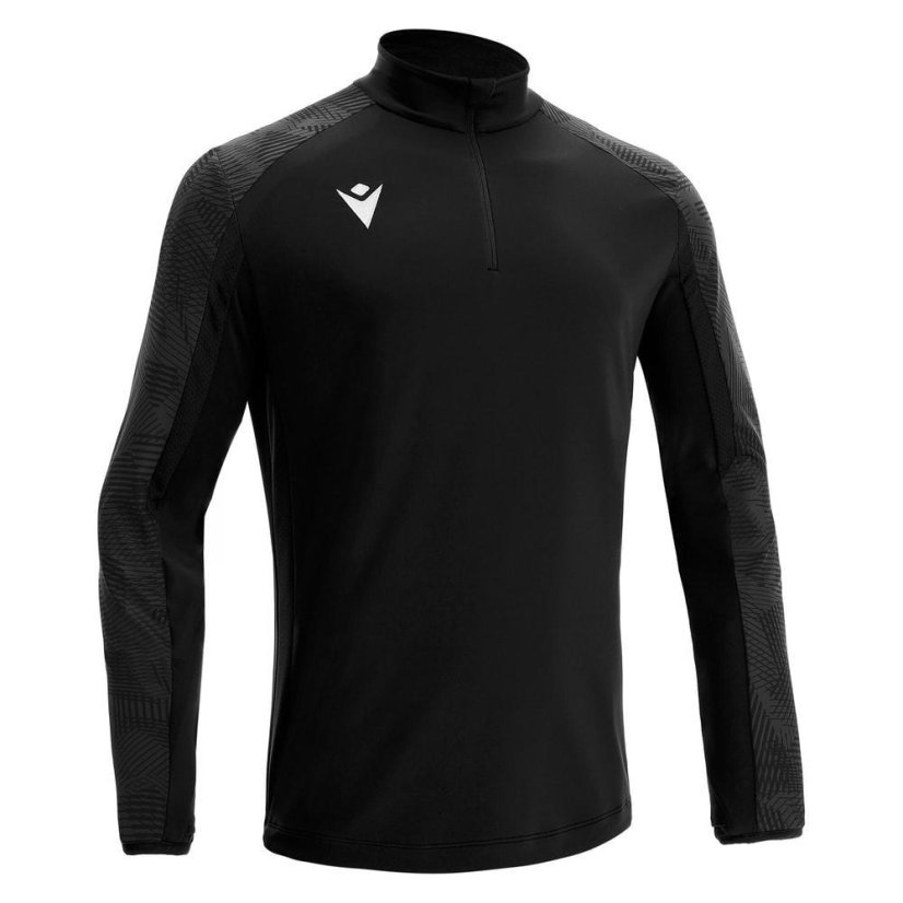 Triko Macron Naryn 1/4 ZIP - Barva: Lahvově zelená, Velikost: M