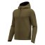 Sportovní mikina na zip s kapucí Macron Ath Icon Midnight - Barva: Army, Velikost: 4XL