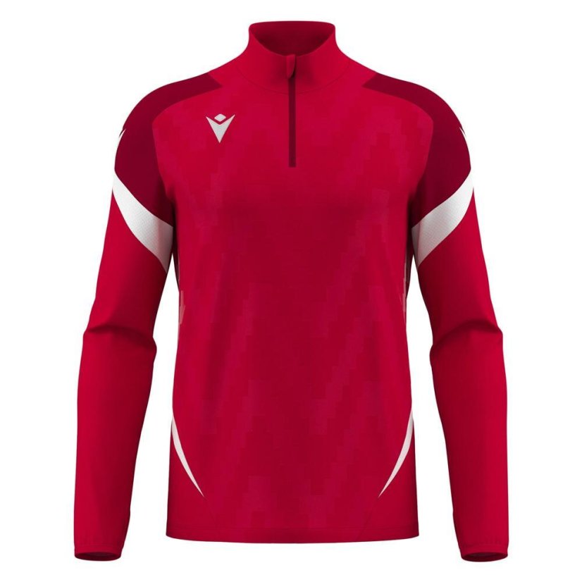 Sportovní top Macron Starfall 1/4 Zip - Farba: Čierna/biela, Veľkosť: 3XL