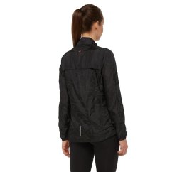 RUN KONA FCA SHANNON WNDBRKR LGHT JKT WMN BLK REFL LINE PRTD