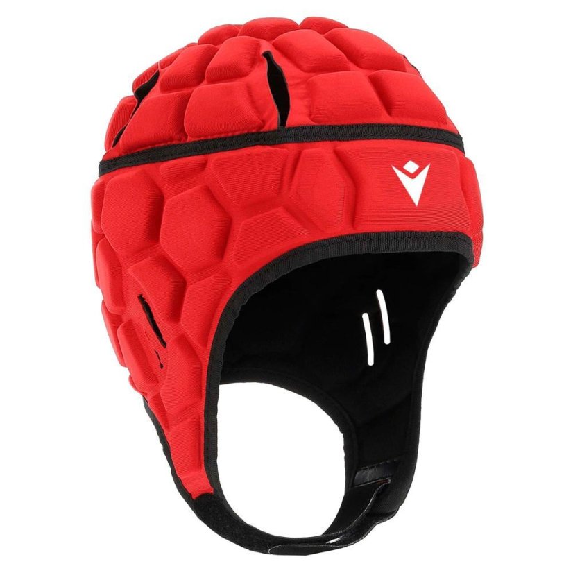 Ragbyová ochranná helma Macron Helmet XE IRB - Barva: Černá, Velikost: M
