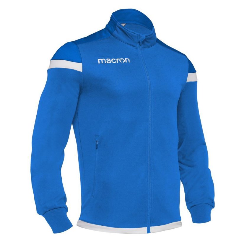Sportovní mikina na zip Macron Sobek - Barva: Černá/červená, Velikost: 3XL