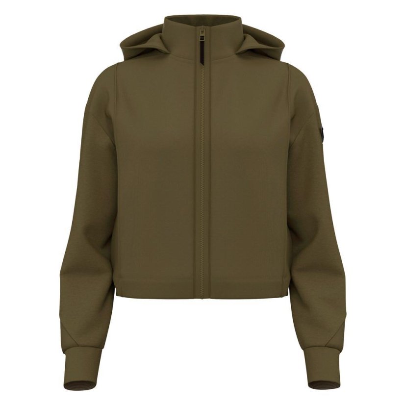 Sportovní oversize mikina s kapucí Macron Ath Icon Bloom - Farba: Armáda, Veľkosť: 3XL
