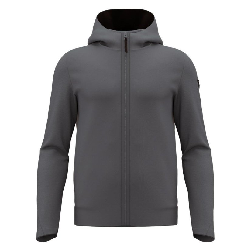 Sportovní mikina na zip s kapucí Macron Ath Icon Midnight - Barva: Army, Velikost: 4XL