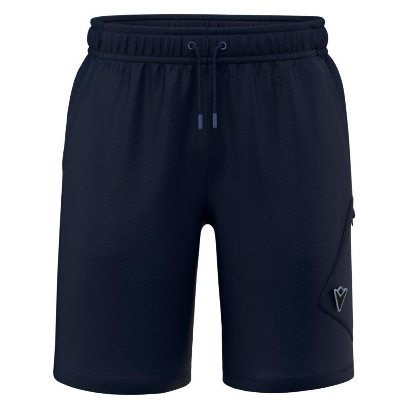 Sportovní kraťasy Macron Ath Icon Island - Barva: Černá, Velikost: 4XL