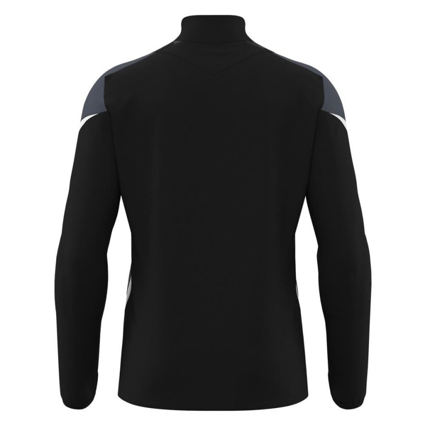 Sportovní top Macron Starfall 1/4 Zip - Farba: Čierna/biela, Veľkosť: 3XL