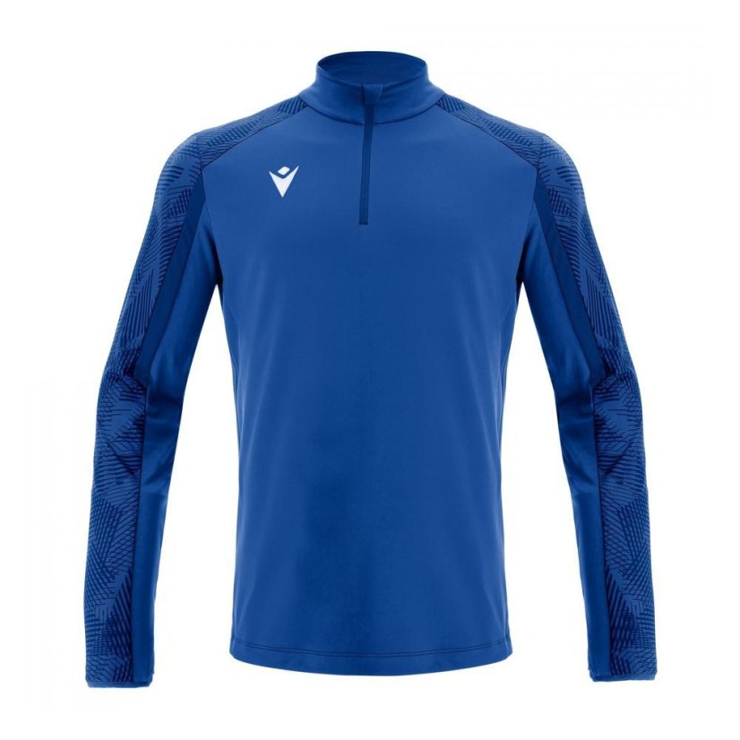 Triko Macron Naryn 1/4 ZIP - Barva: Lahvově zelená, Velikost: M