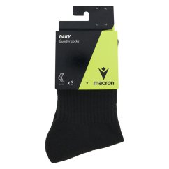 DAILY QUARTER SOCKS (5 PK OF 3  BLK/NS