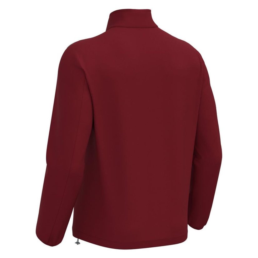 Triko Macron Havel 1/4 Zip - Barva: Červená, Velikost: 3XS