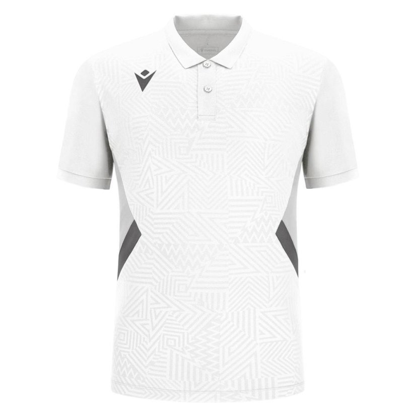 Polo triko Macron Rap - Barva: Červená/bílá, Velikost: M