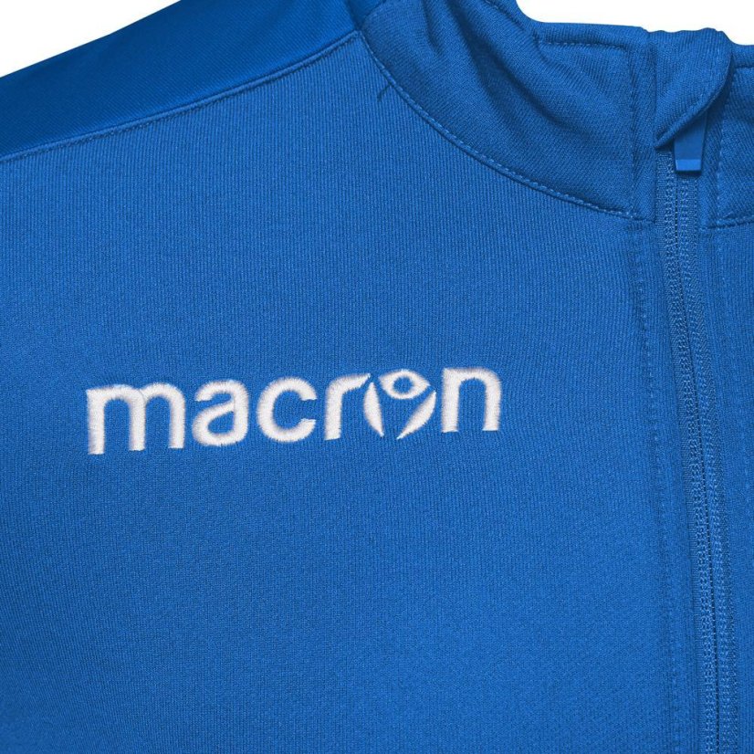 Sportovní mikina na zip Macron Sobek - Barva: Černá/červená, Velikost: 3XL