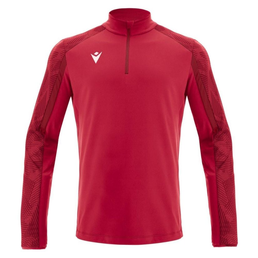 Triko Macron Naryn 1/4 ZIP - Barva: Lahvově zelená, Velikost: M