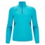 Mikina Macron Piave 1/4 ZIP - Barva: Světle modrá, Velikost: M