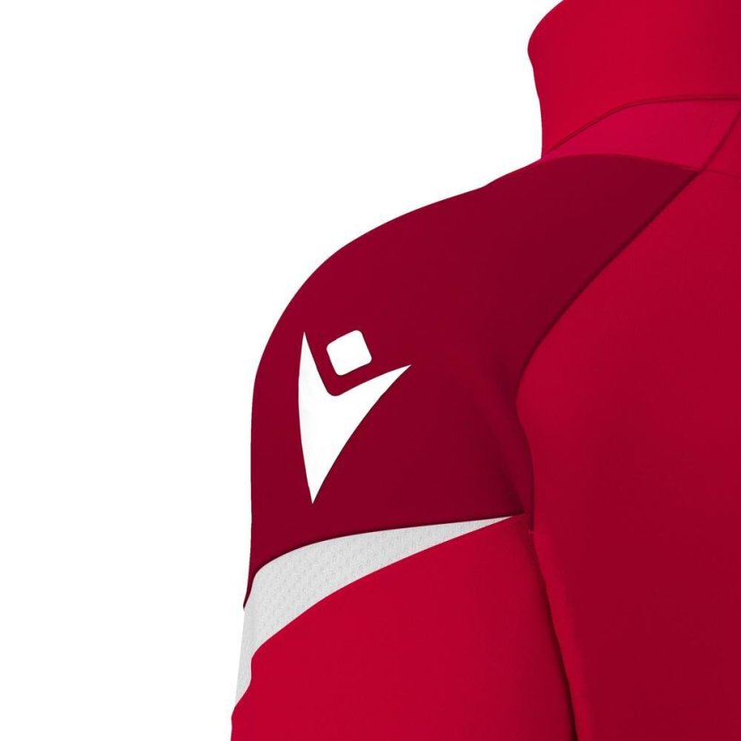 Sportovní top Macron Hollow 1/4 Zip - Barva: Černá/bílá, Velikost: L