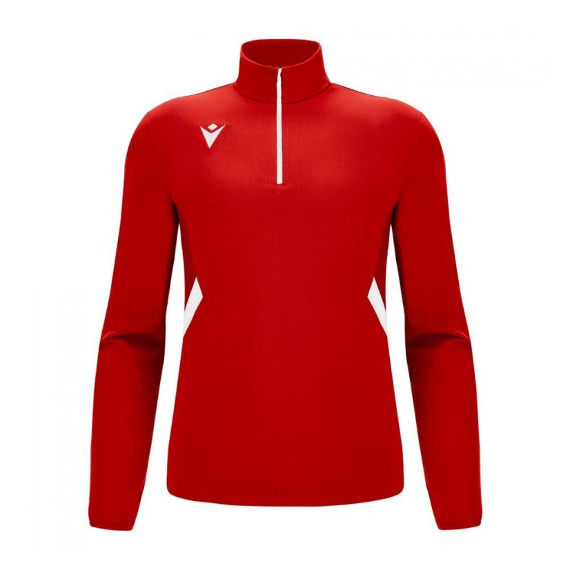 Mikina Macron Piave 1/4 ZIP - Barva: Světle modrá, Velikost: M