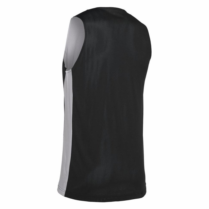 Sportovní dres bez rukávů Macron Propane Reversible - Barva: Černá/bílá, Velikost: 3XS