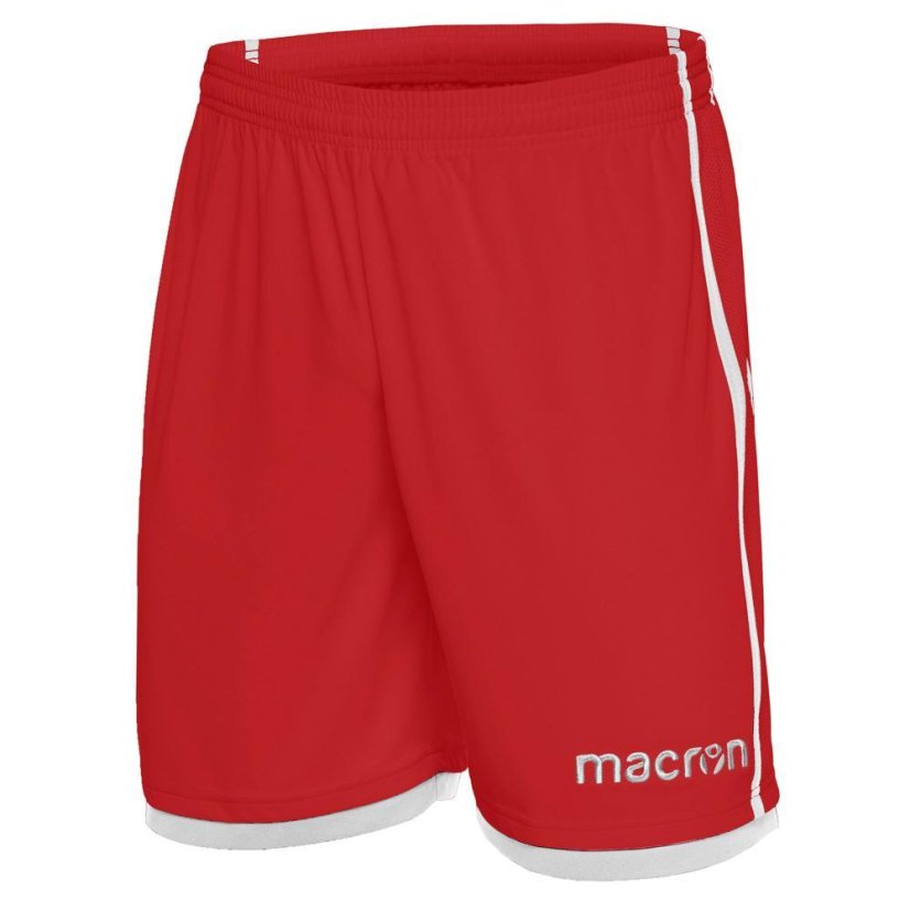 Fotbalové kraťasy Macron Algol - Barva: Černá/zelená, Velikost: 3XL