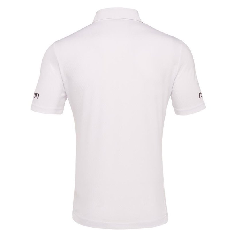 Tričko s límečkem Macron Grace SS - Barva: Bílá, Velikost: 3XL