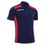 Polo tričko Macron Folk - Barva: Černá/červená, Velikost: 3XS
