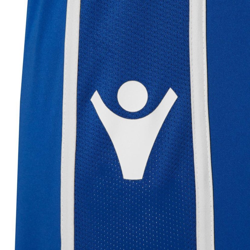 Fotbalové kraťasy Macron Algol - Barva: Černá/zelená, Velikost: 3XL