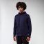 Sportovní mikina na zip s kapucí Macron Ath Icon Midnight - Barva: Army, Velikost: 4XL