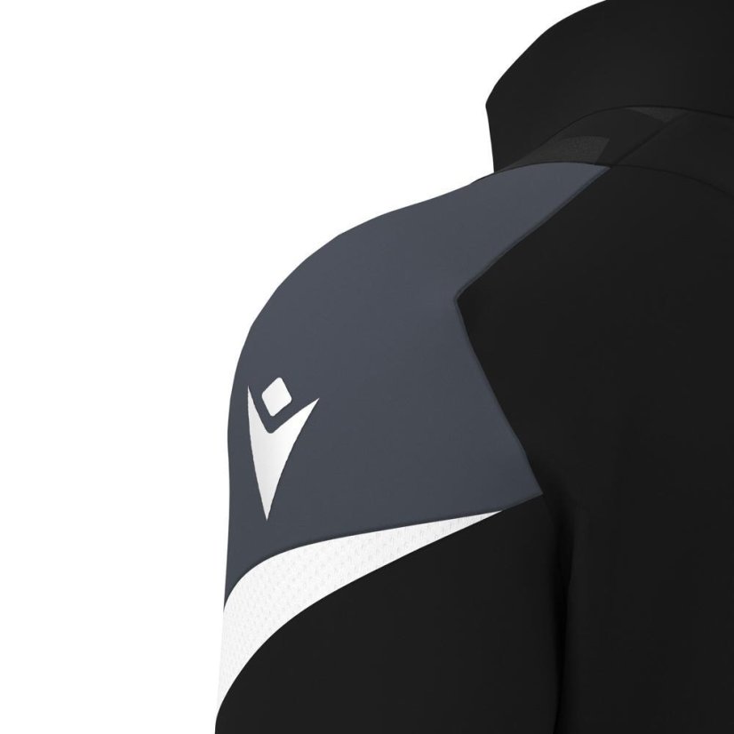 Sportovní top Macron Starfall 1/4 Zip - Farba: Čierna/biela, Veľkosť: 3XL