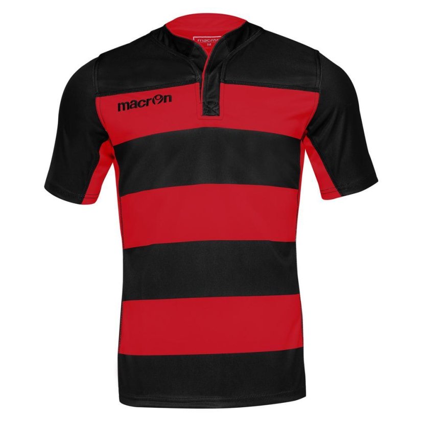 Sportovní dres Macron Idmon - Farba: Čierna/červená, Veľkosť: 3XL